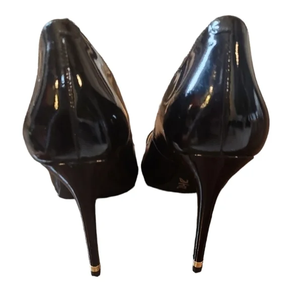 Michael Kors black patent leather heels size 9.5. - Picture 4 of 7